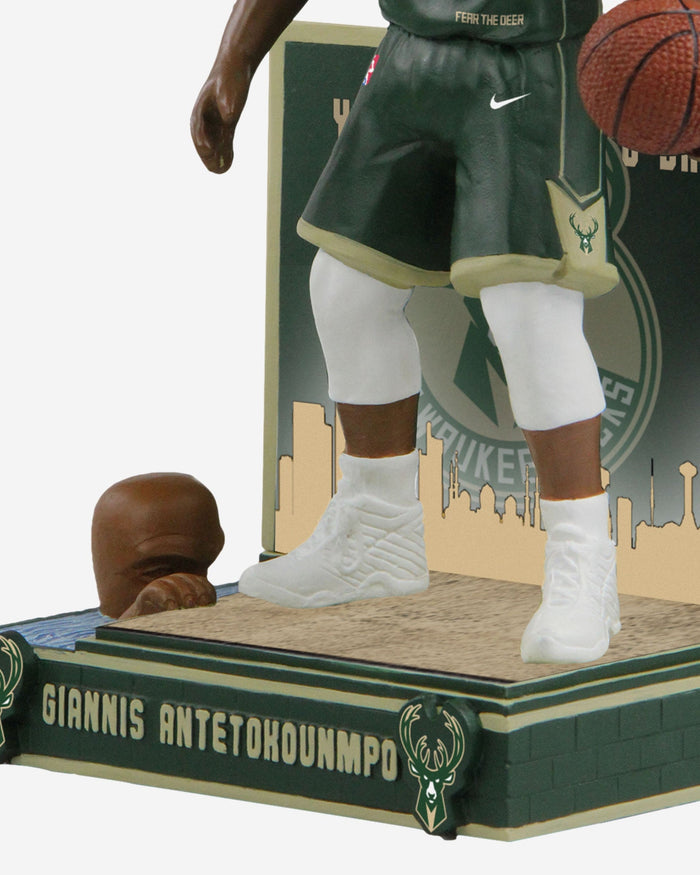 Giannis Antetokounmpo Milwaukee Bucks NBA Abu Dhabi Games 2022 Bobblehead FOCO - FOCO.com