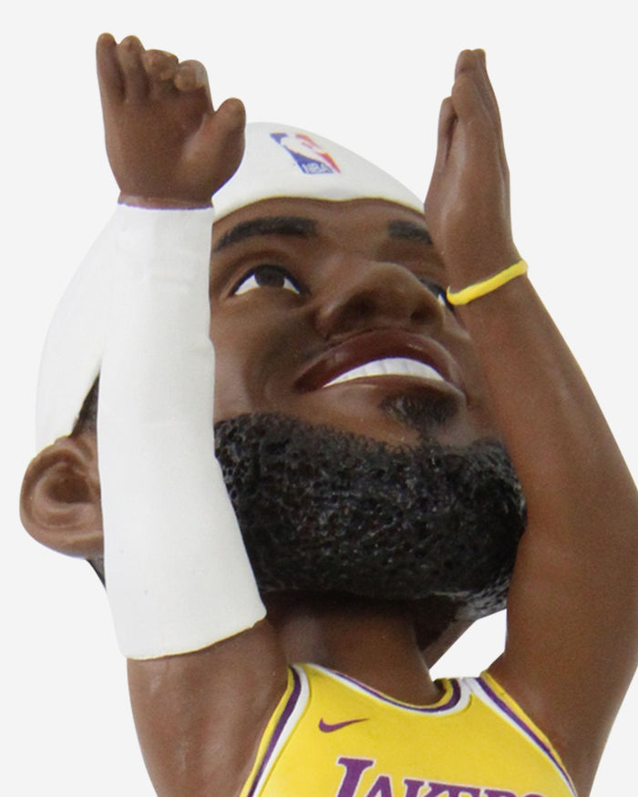 LeBron James Los Angeles Lakers NBA All Time Scoring Record-Breaking Shot Bobblehead FOCO - FOCO.com