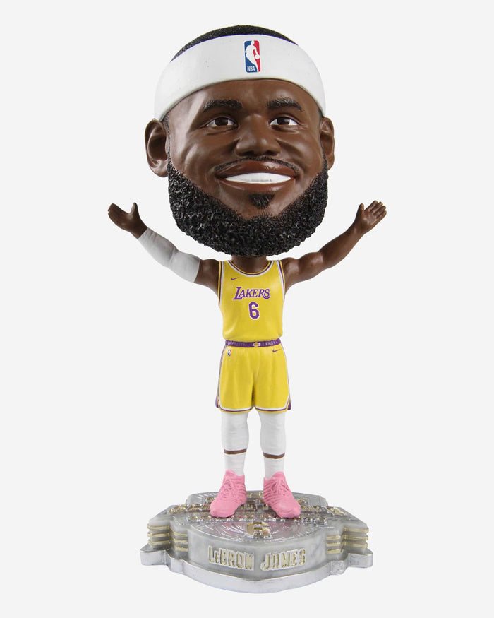 LeBron James Los Angeles Lakers NBA All Time Scoring Leader Variant Bighead Bobblehead FOCO - FOCO.com
