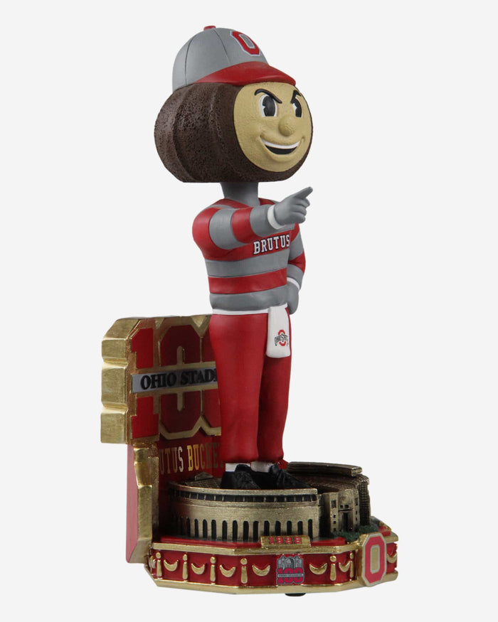 Brutus Buckeye Ohio State Buckeyes Stadium 100th Anniversary Mascot Variant Bobblehead FOCO - FOCO.com