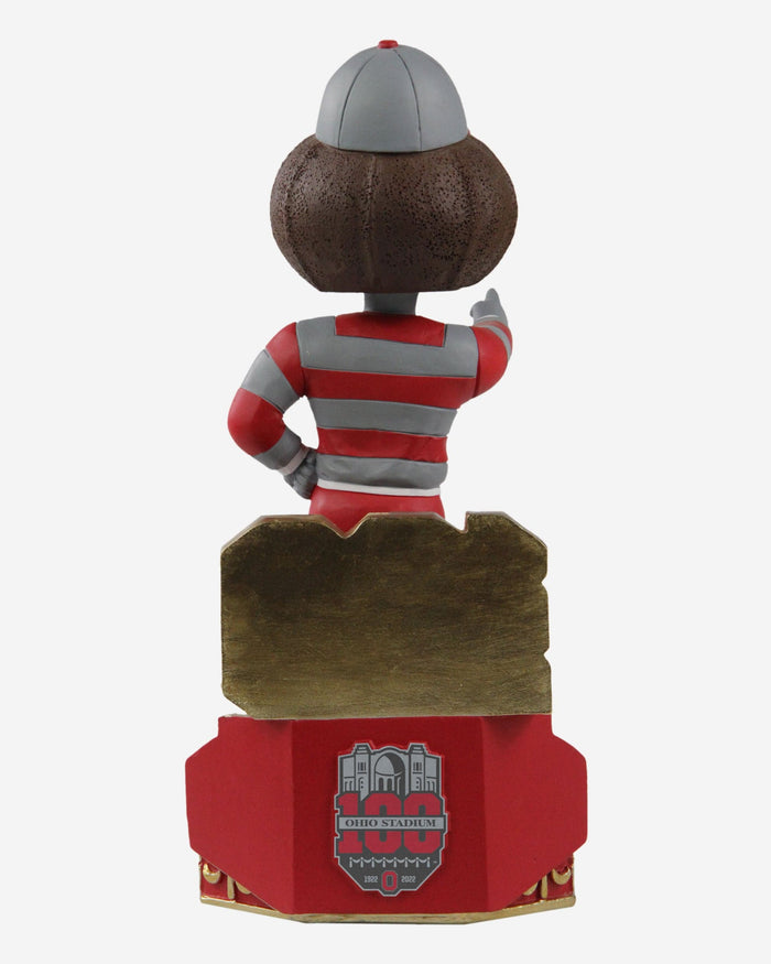 Brutus Buckeye Ohio State Buckeyes Stadium 100th Anniversary Mascot Variant Bobblehead FOCO - FOCO.com