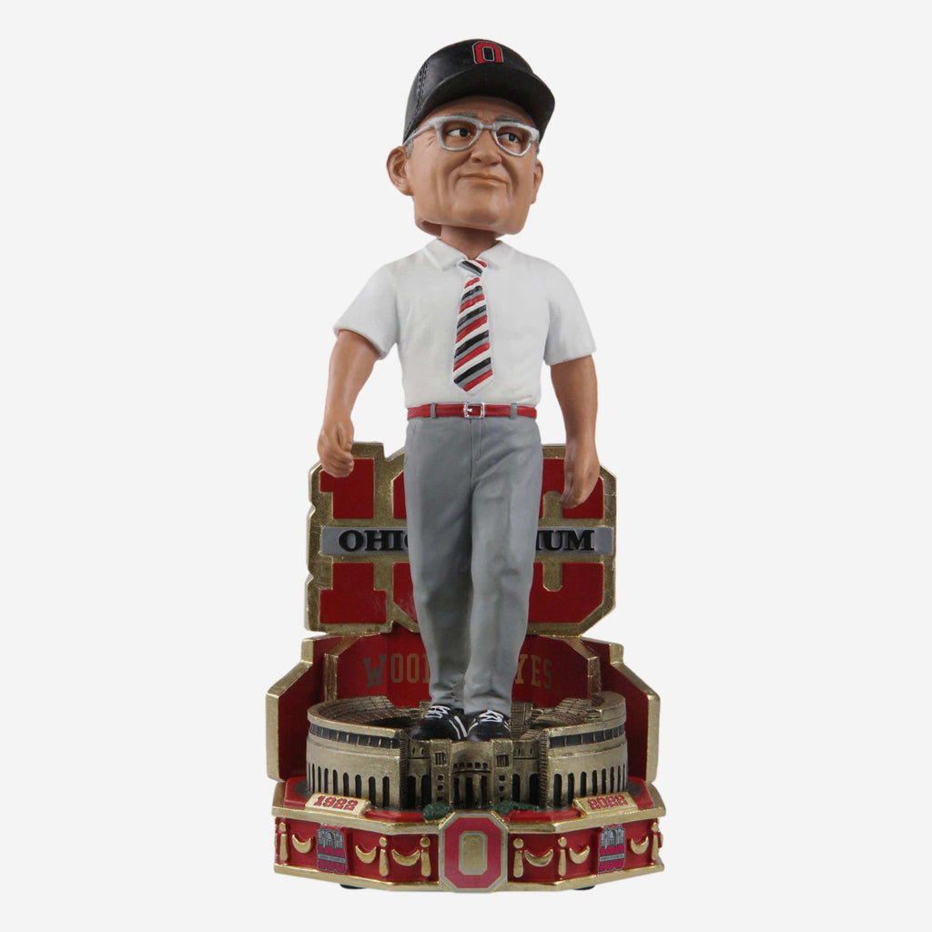 Woody Hayes Ohio State Buckeyes Stadium 100th Anniversary Variant Bobblehead FOCO - FOCO.com