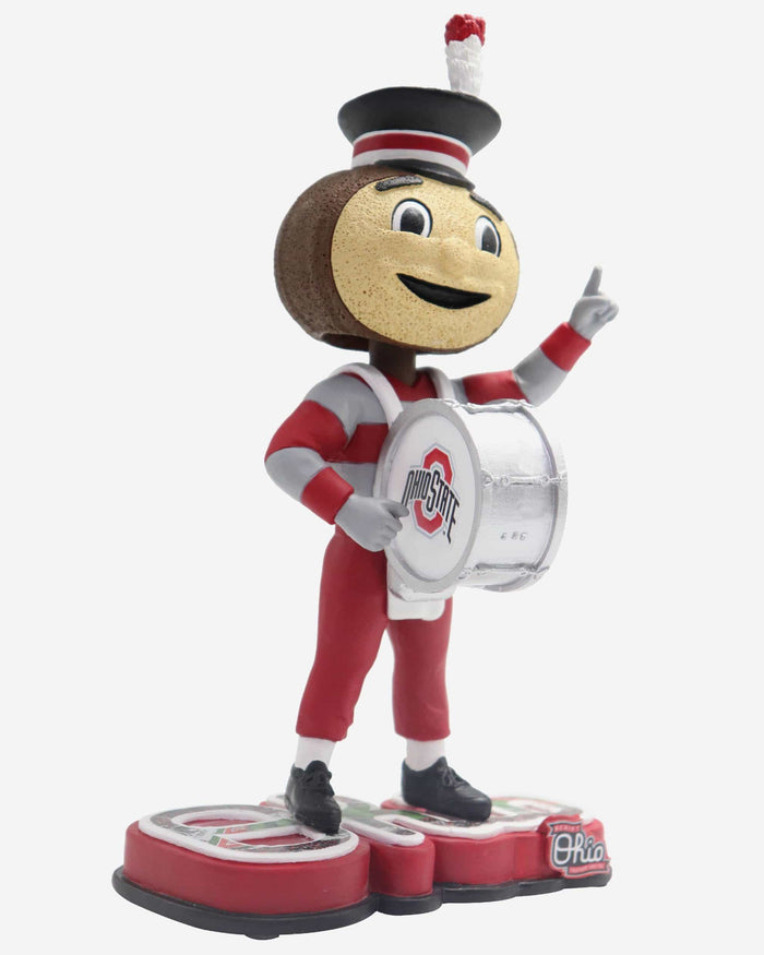 Brutus Buckeye Ohio State Buckeyes Halftime Heroes Mascot Bobblehead FOCO - FOCO.com