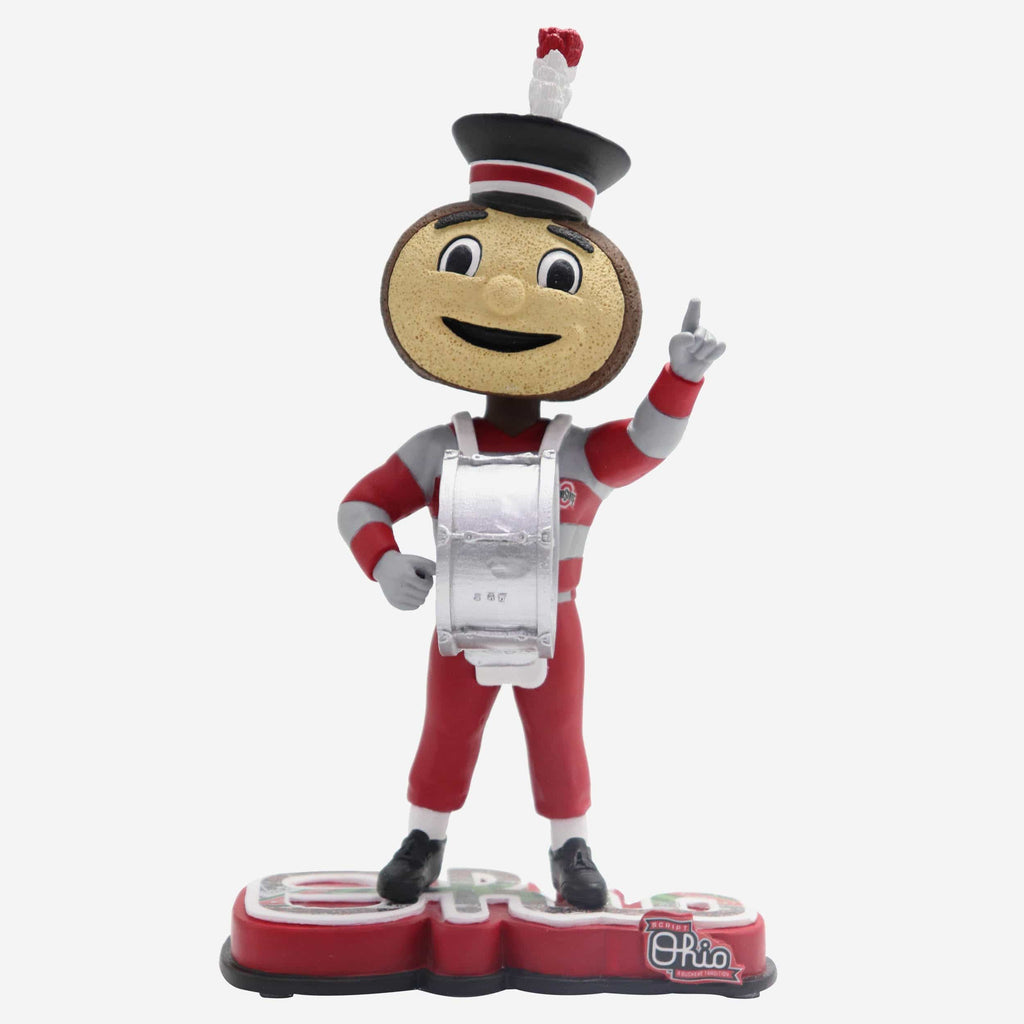 Brutus Buckeye Ohio State Buckeyes Halftime Heroes Mascot Bobblehead FOCO - FOCO.com