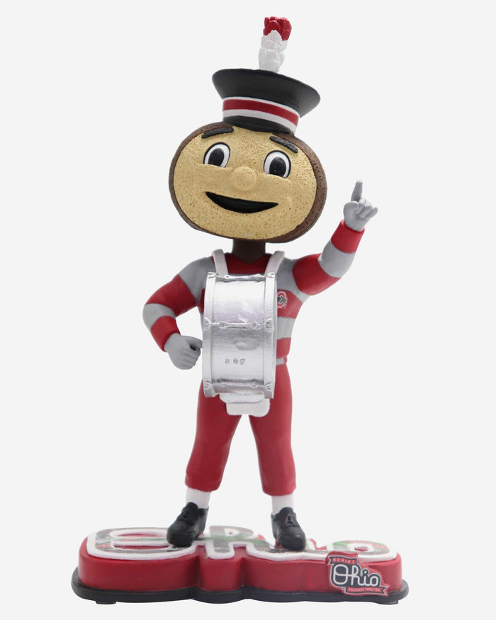 Brutus Buckeye Ohio State Buckeyes Halftime Heroes Mascot Bobblehead FOCO - FOCO.com