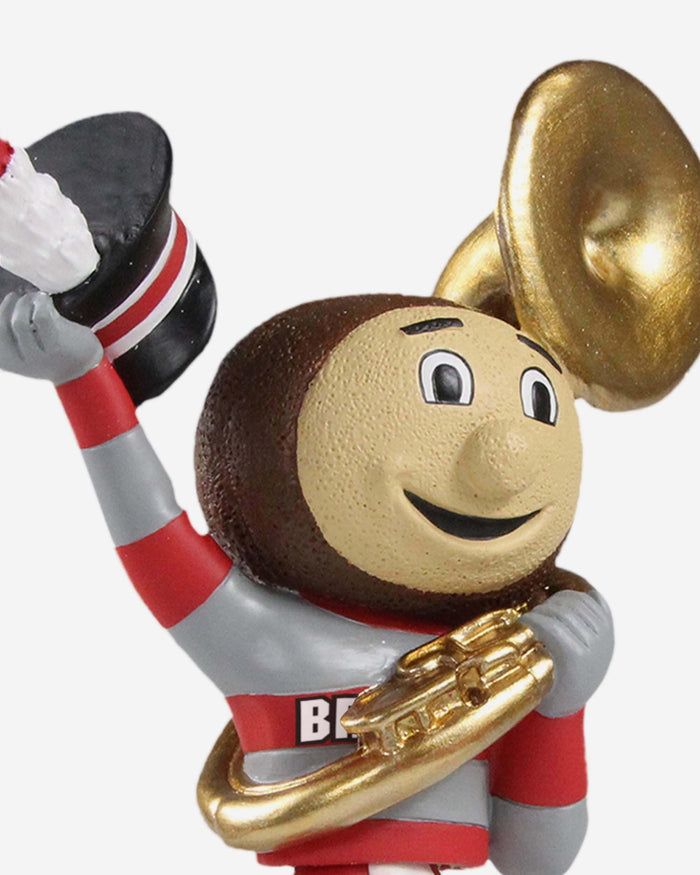 Brutus Buckeye Tuba Ohio State Buckeyes Halftime Heroes Mascot Bobblehead FOCO - FOCO.com