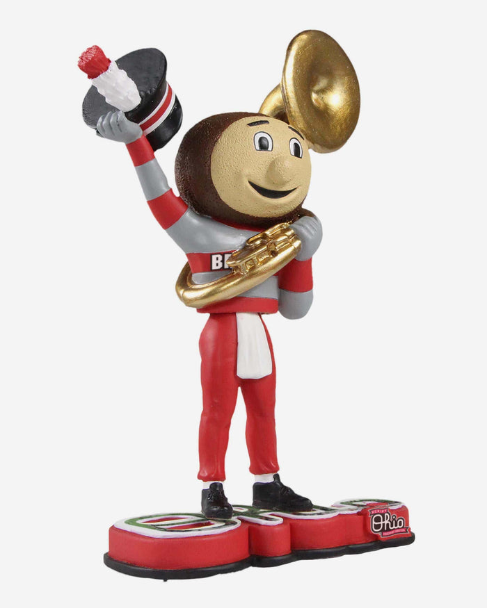 Brutus Buckeye Tuba Ohio State Buckeyes Halftime Heroes Mascot Bobblehead FOCO - FOCO.com