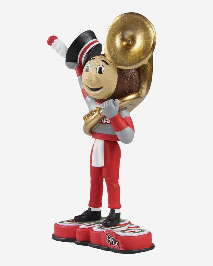 Brutus Buckeye Tuba Ohio State Buckeyes Halftime Heroes Mascot Bobblehead FOCO - FOCO.com