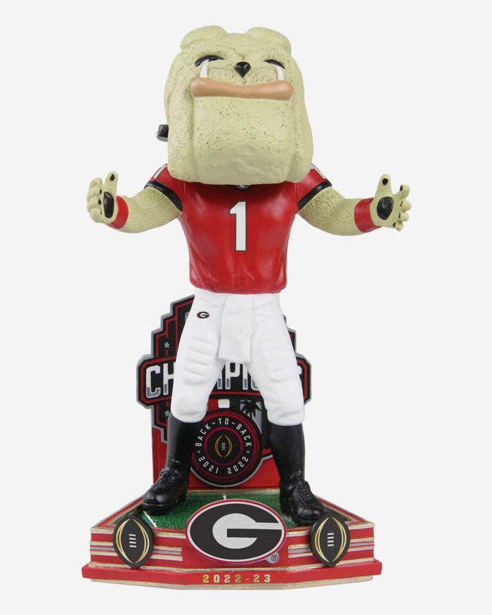 Hairy Dawg Georgia Bulldogs 2022 Football National Champions Mascot Bobblehead FOCO - FOCO.com