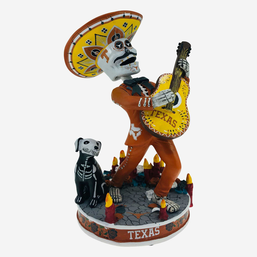 Texas Longhorns Day Of The Dead Candle Base Bobblehead FOCO - FOCO.com