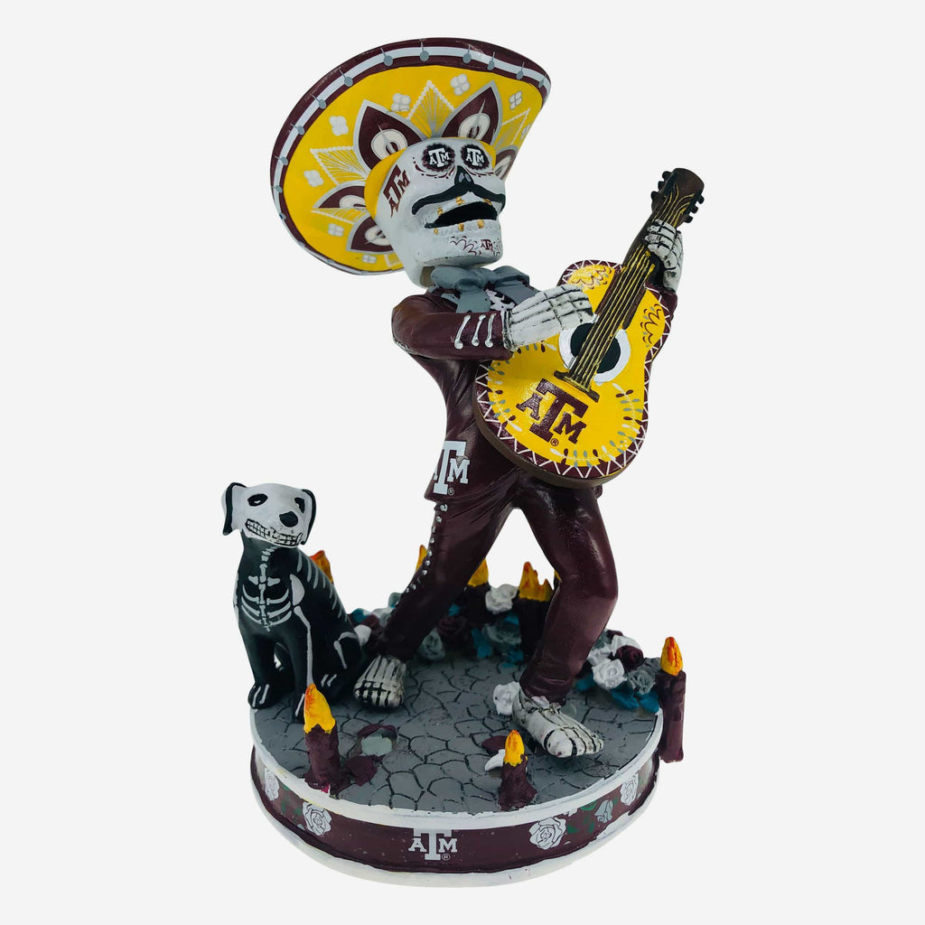 Texas A&M Aggies Day Of The Dead Candle Base Bobblehead FOCO - FOCO.com