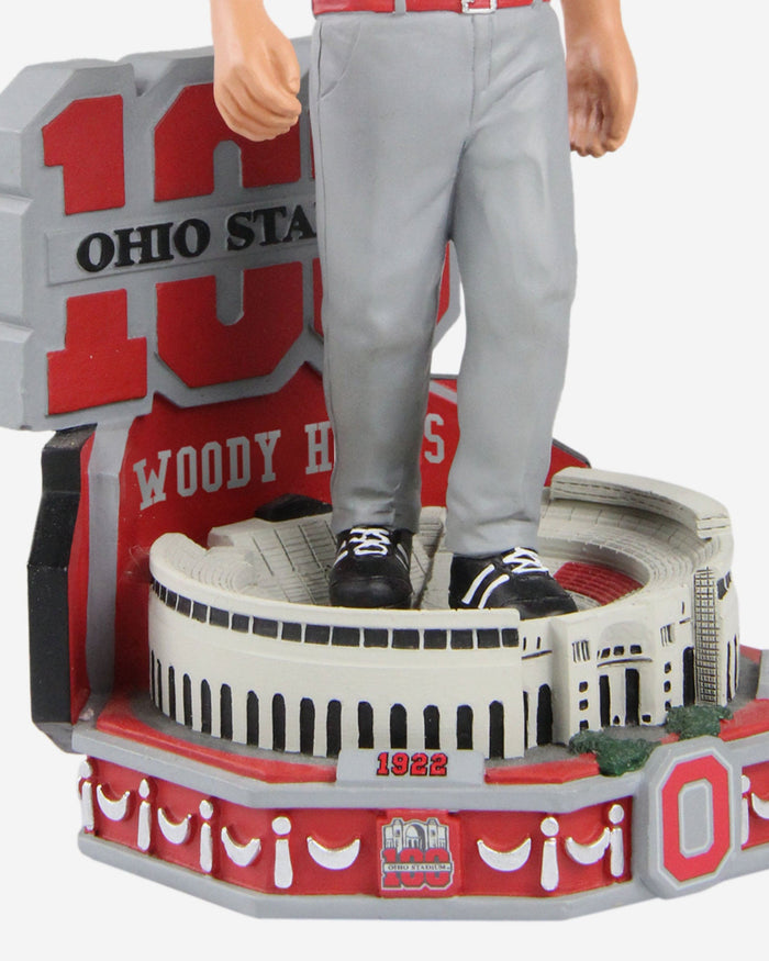 Woody Hayes Ohio State Buckeyes Stadium 100th Anniversary Bobblehead FOCO - FOCO.com