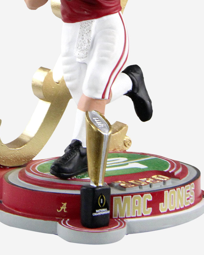 Mac Jones Alabama Crimson Tide 2020 National Championship Trophy Stadium Bobblehead FOCO - FOCO.com