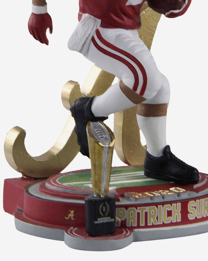 Patrick Surtain II Alabama 2020 National Championship Trophy Stadium Bobblehead FOCO - FOCO.com