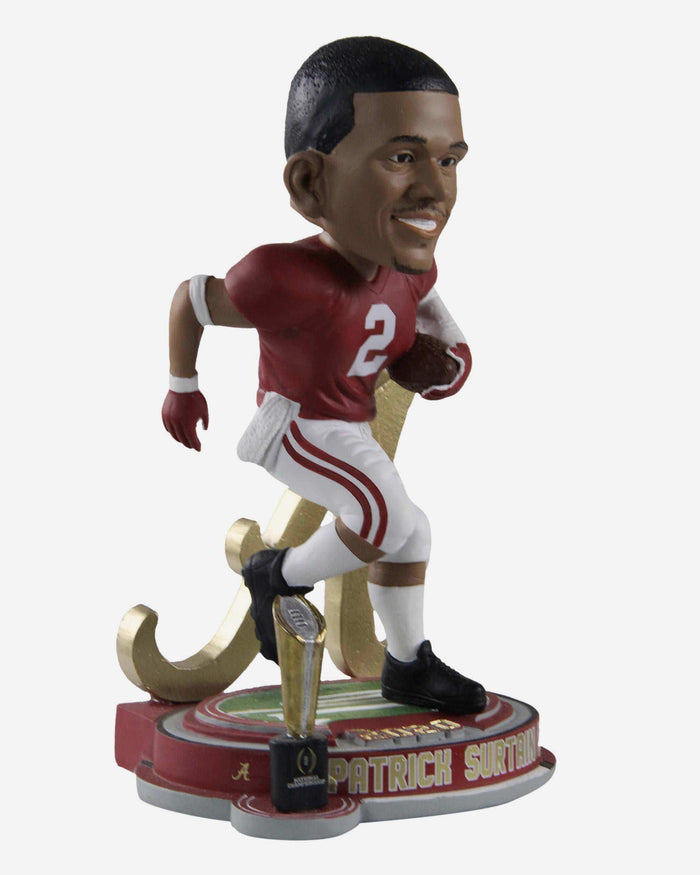 Patrick Surtain II Alabama 2020 National Championship Trophy Stadium Bobblehead FOCO - FOCO.com