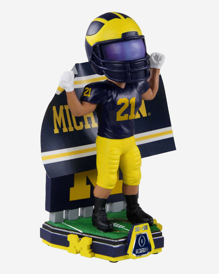 Michigan Wolverines 2022 College Football Playoffs Matchup Bobblehead FOCO - FOCO.com