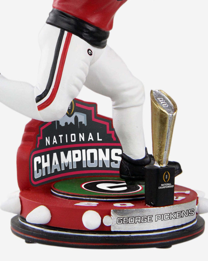 George Pickens Georgia Bulldogs 2021 Football National Champions Trophy Stadium Bobblehead FOCO - FOCO.com