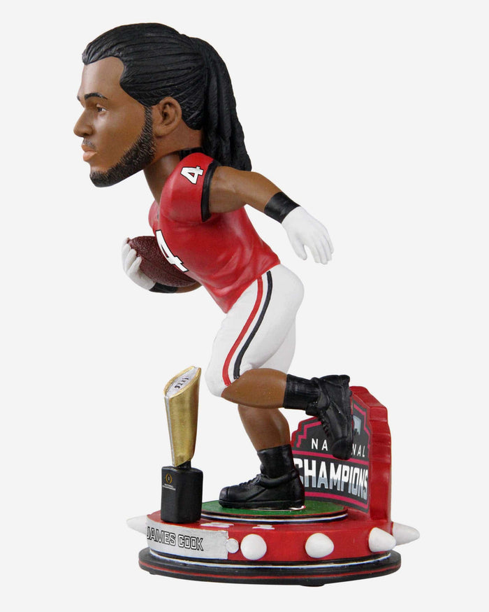 James Cook Georgia Bulldogs 2021 Football National Champions Trophy Stadium Bobblehead FOCO - FOCO.com