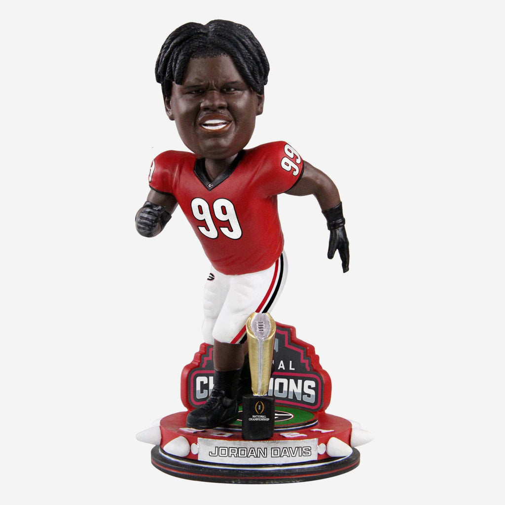 Jordan Davis Georgia Bulldogs 2021 Football National Champions Trophy Stadium Bobblehead FOCO - FOCO.com