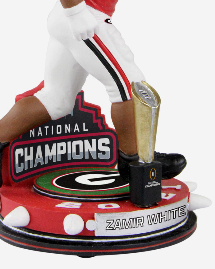 Zamir White Georgia Bulldogs 2021 Football National Champions Trophy Stadium Bobblehead FOCO - FOCO.com