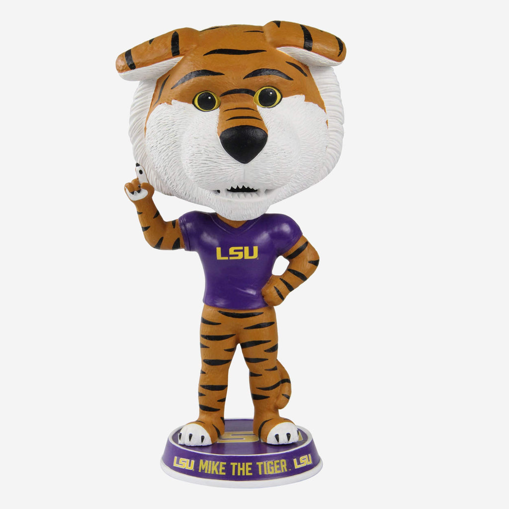 Mike the Tiger LSU Tigers Mascot Bighead Bobblehead FOCO - FOCO.com