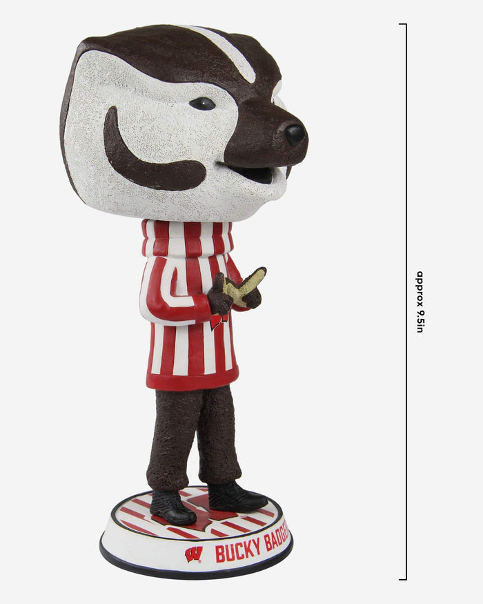 Bucky Badger Wisconsin Badgers Mascot Bighead Bobblehead FOCO - FOCO.com