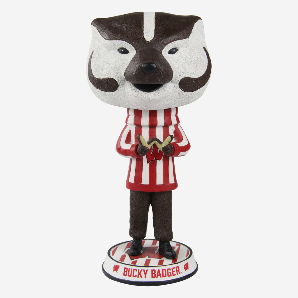 Bucky Badger Wisconsin Badgers Mascot Bighead Bobblehead FOCO - FOCO.com