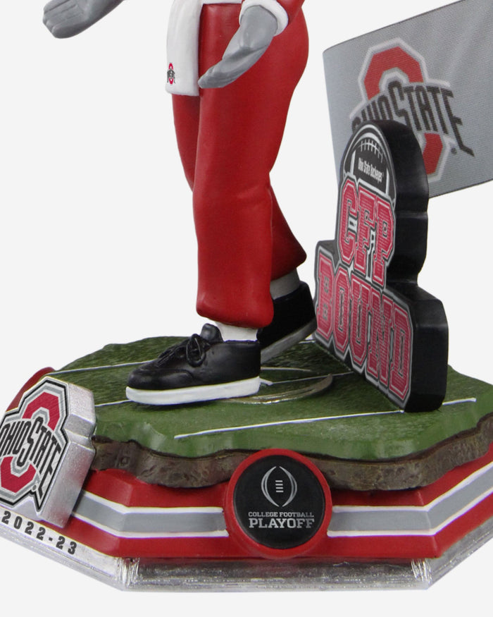 Brutus Buckeye Ohio State Buckeyes 2022 College Football Playoff Mascot Bobblehead FOCO - FOCO.com