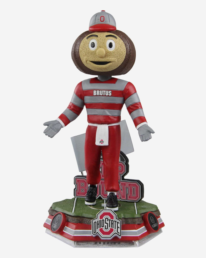 Brutus Buckeye Ohio State Buckeyes 2022 College Football Playoff Mascot Bobblehead FOCO - FOCO.com