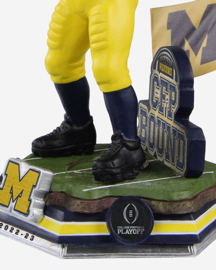 Michigan Wolverines 2022 College Football Playoff Bobblehead FOCO - FOCO.com