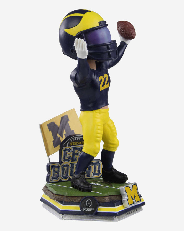 Michigan Wolverines 2022 College Football Playoff Bobblehead FOCO - FOCO.com