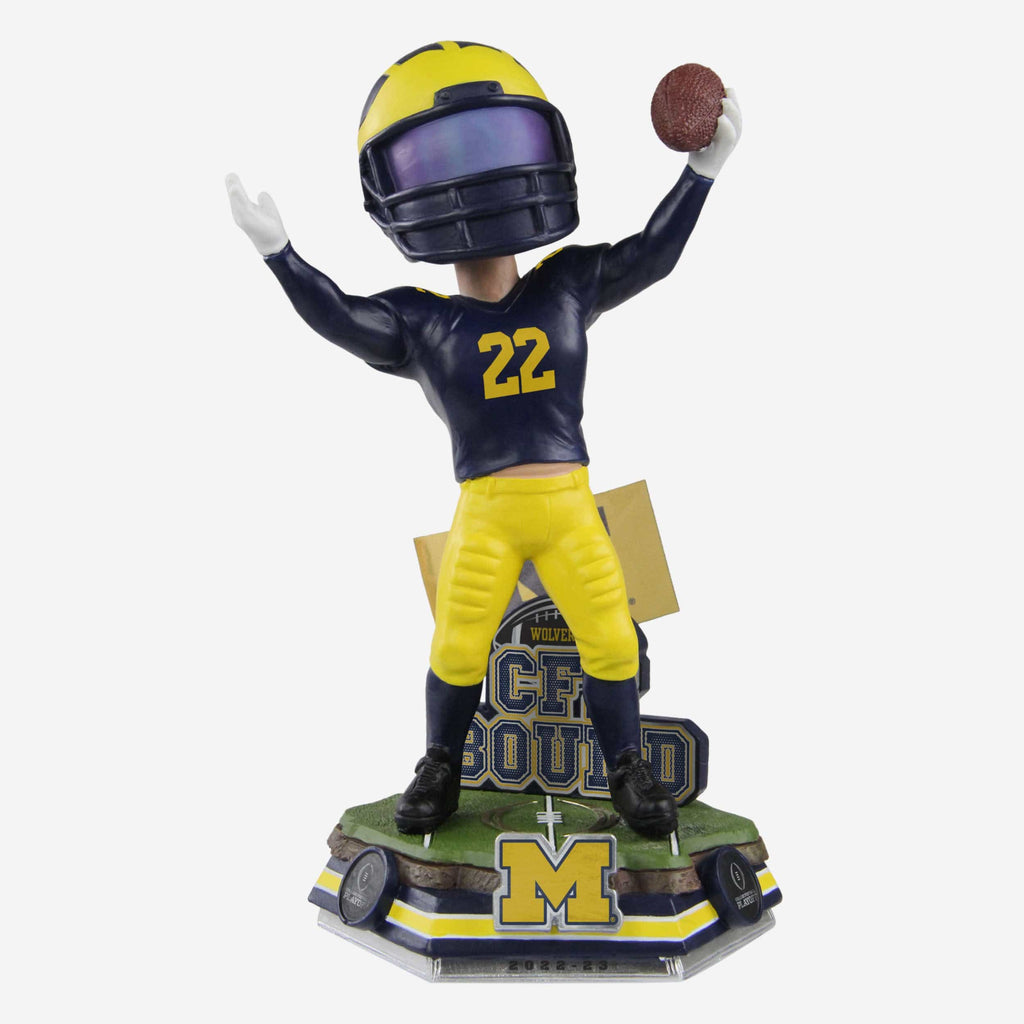 Michigan Wolverines 2022 College Football Playoff Bobblehead FOCO - FOCO.com