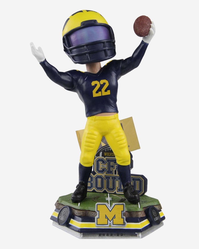 Michigan Wolverines 2022 College Football Playoff Bobblehead FOCO - FOCO.com