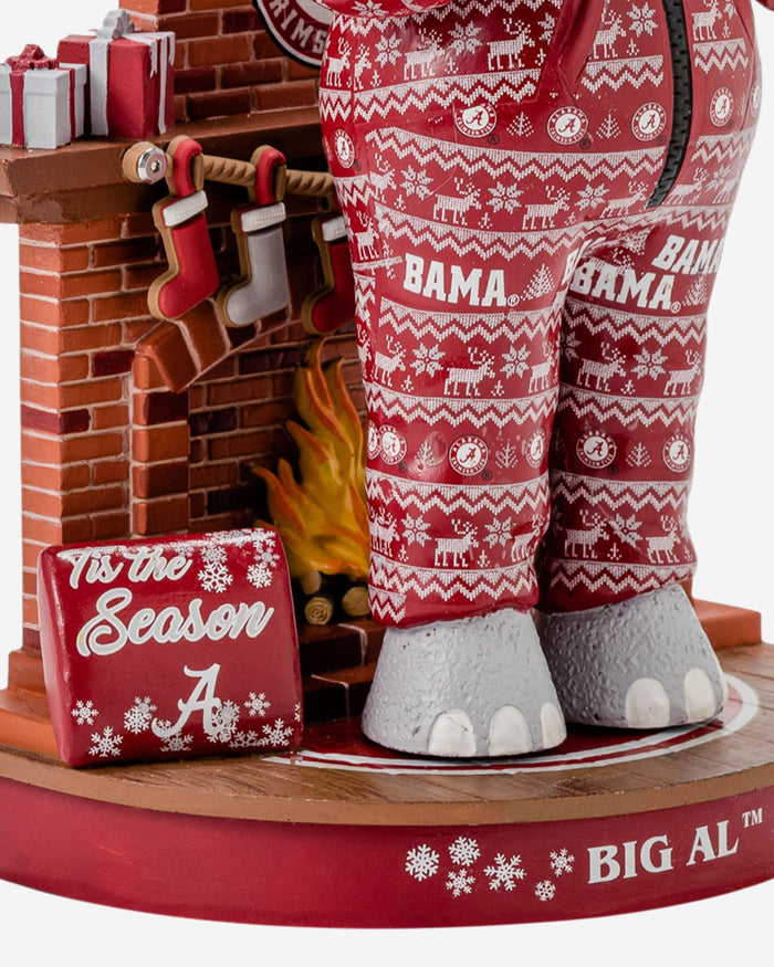 Big Al Alabama Crimson Tide Holiday Mascot Bobblehead FOCO - FOCO.com