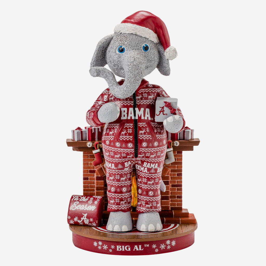 Big Al Alabama Crimson Tide Holiday Mascot Bobblehead FOCO - FOCO.com