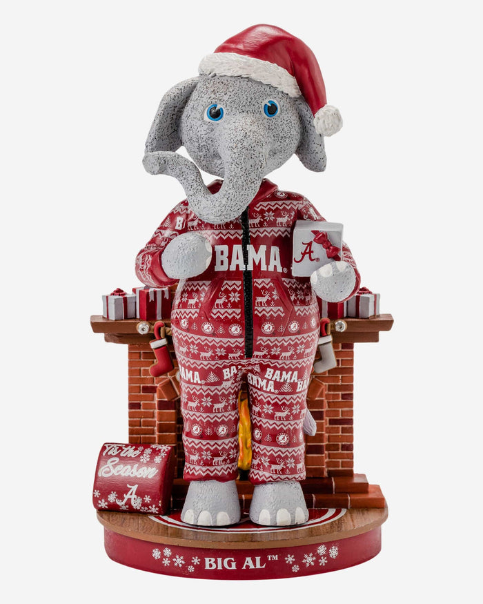 Big Al Alabama Crimson Tide Holiday Mascot Bobblehead FOCO - FOCO.com