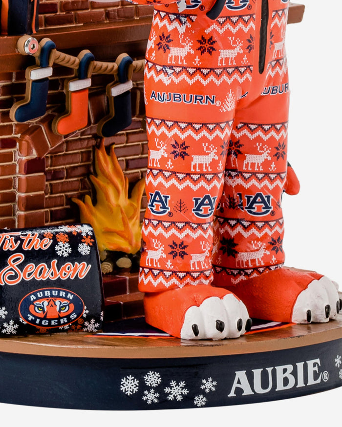 Aubie The Tiger Auburn Tigers Holiday Mascot Bobblehead FOCO - FOCO.com