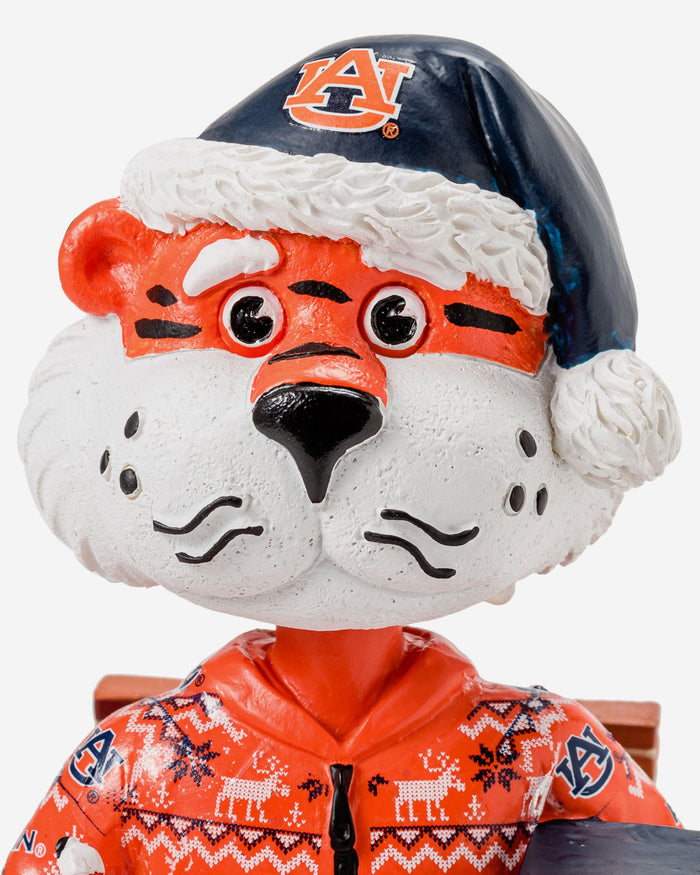 Aubie The Tiger Auburn Tigers Holiday Mascot Bobblehead FOCO - FOCO.com