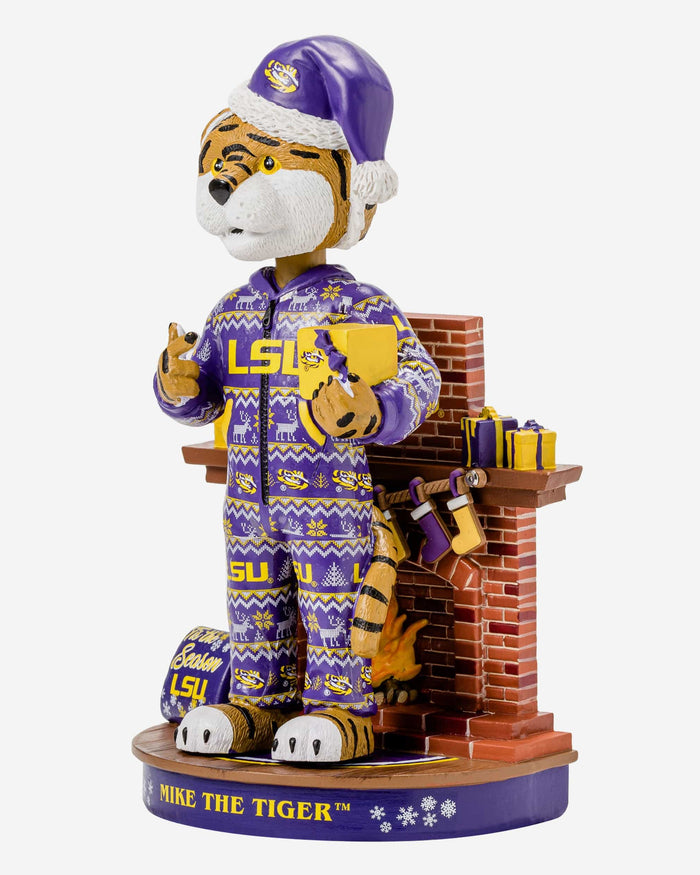 Mike The Tiger LSU Tigers Holiday Mascot Bobblehead FOCO - FOCO.com