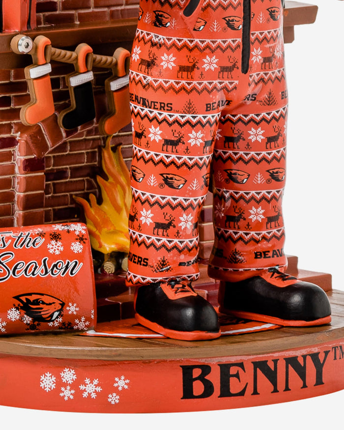 Benny Beaver Oregon State Beavers Holiday Mascot Bobblehead FOCO - FOCO.com