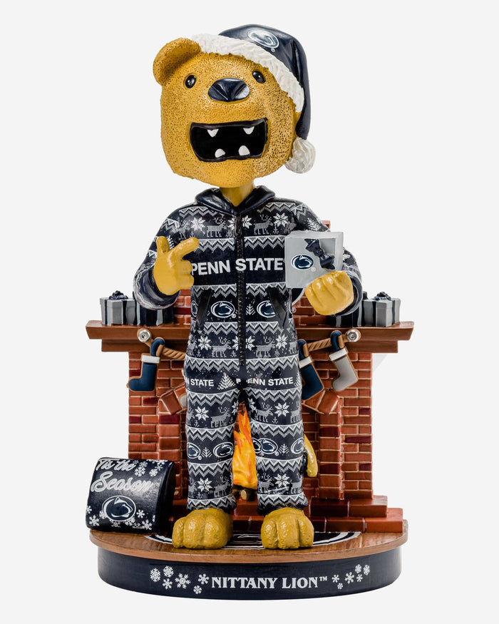 Nittany Lion Penn State Nittany Lions Holiday Mascot Bobblehead FOCO - FOCO.com