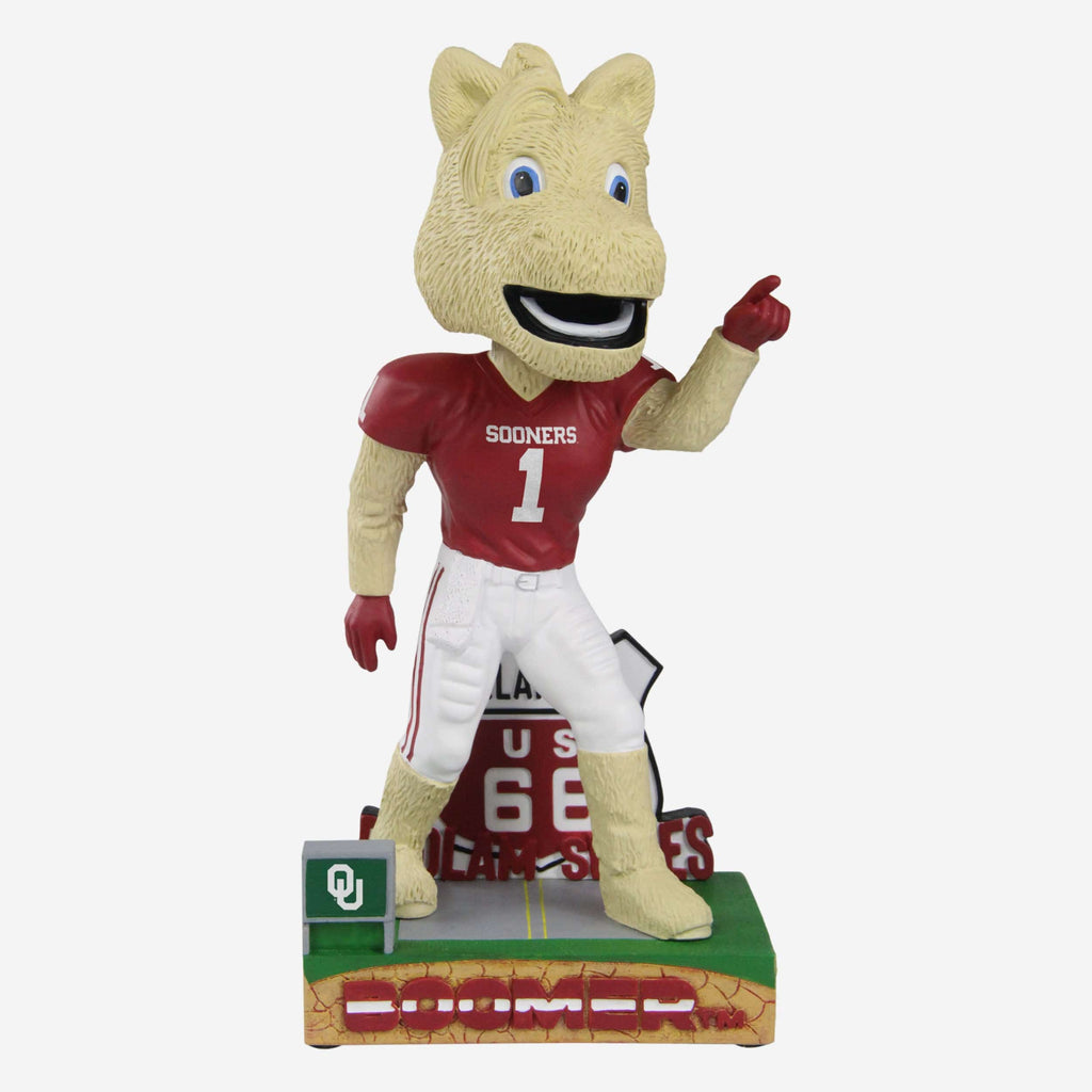 Boomer Oklahoma Sooners Rival Connect Mascot Bobblehead FOCO - FOCO.com