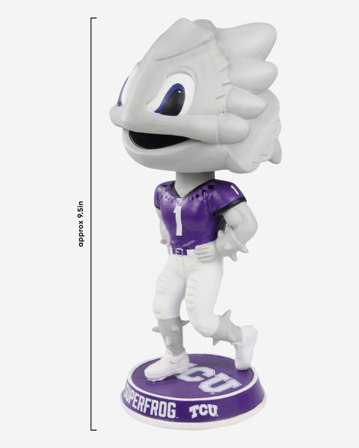 SuperFrog TCU Horned Frogs Mascot Bighead Bobblehead FOCO - FOCO.com