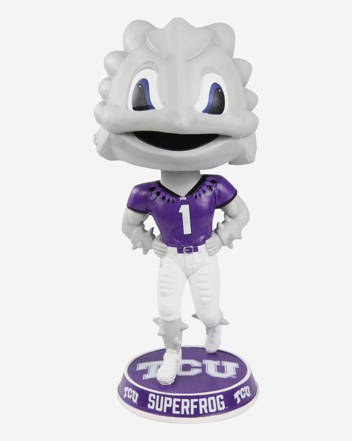 SuperFrog TCU Horned Frogs Mascot Bighead Bobblehead FOCO - FOCO.com