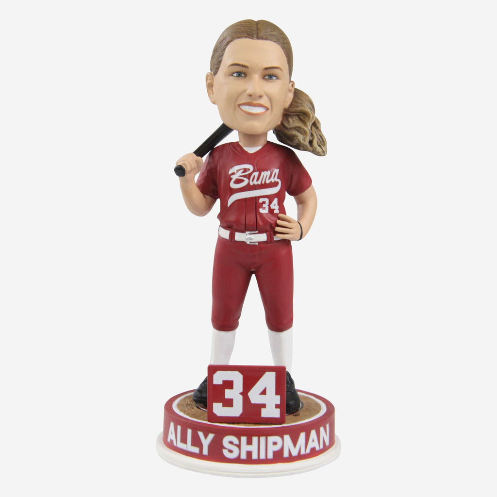 Ally Shipman Alabama Crimson Tide Softball Student Athlete Bobblehead FOCO - FOCO.com