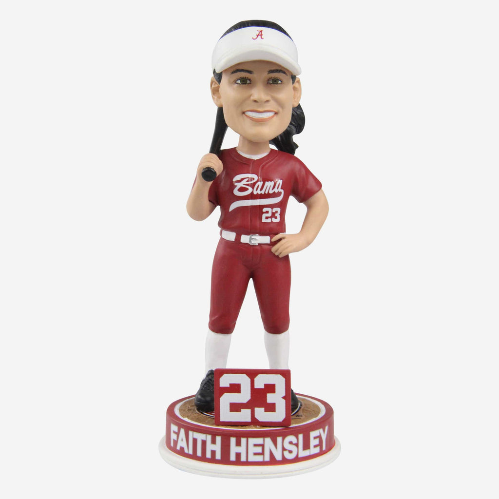 Faith Hensley Alabama Crimson Tide Softball Student Athlete Bobblehead FOCO - FOCO.com