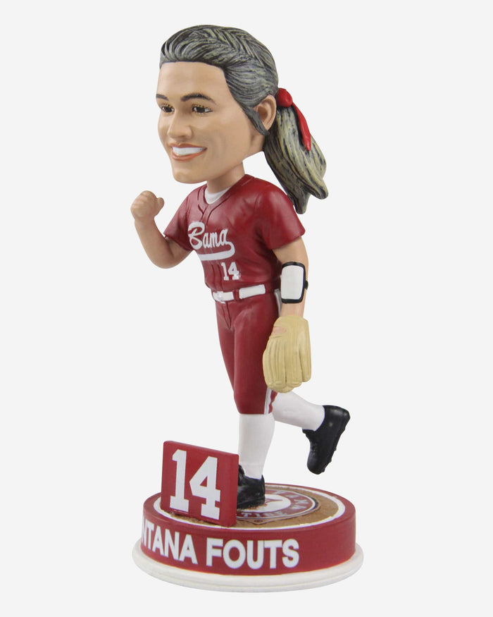 Montana Fouts Alabama Crimson Tide Softball Student Athlete Bobblehead FOCO - FOCO.com