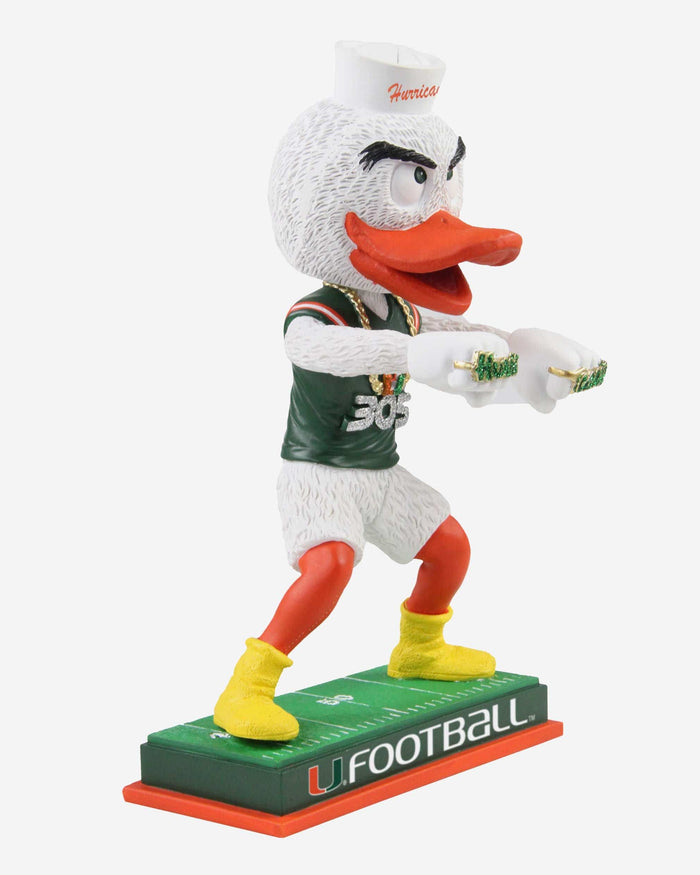 Sebastian Miami Hurricanes 305 Turnover Chain Bobblehead FOCO - FOCO.com