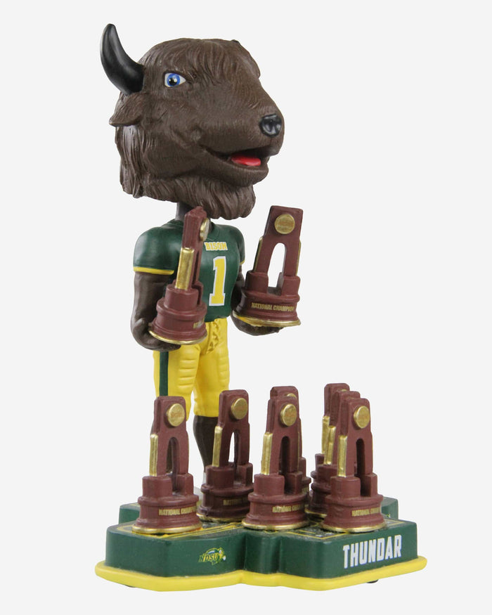 Thundar North Dakota State Bison 9X National Champions Bobblehead FOCO - FOCO.com