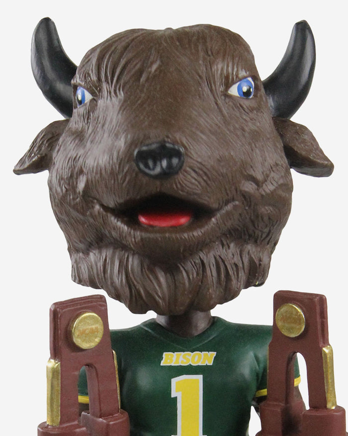 Thundar North Dakota State Bison 9X National Champions Bobblehead FOCO - FOCO.com